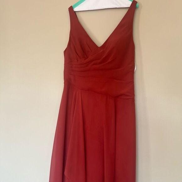 Azazie Kori Bridesmaid Dress - Teracotta A14 - Picture 2 of 6